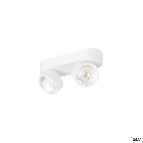 SLV 1010266 KALU 2.0, Wand- und Deckenaufbauleuchte, PHASE, 2700 K, 19 W, 36°, weiß