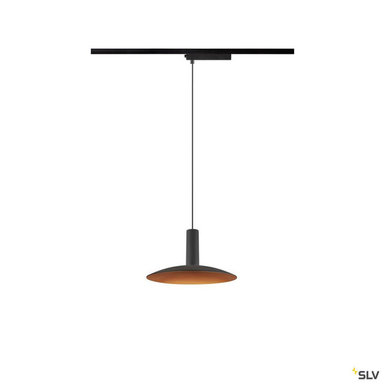 SLV 1010288 LALU®, 1~Pendelleuchte, PHASE, LED Base, Mix&Match, Pendellänge 200 cm, 2700/3000K, 40°, schwarz