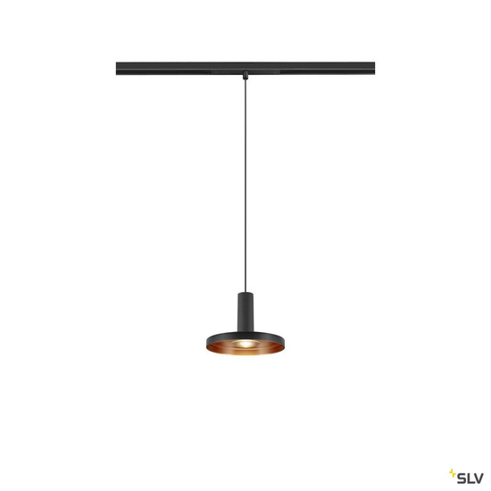 SLV 1010289 LALU®, 48V Pendelleuchte, DALI, LED Base, Mix&Match, Pendellänge 200 cm, 2700/3000K, 40°, schwarz