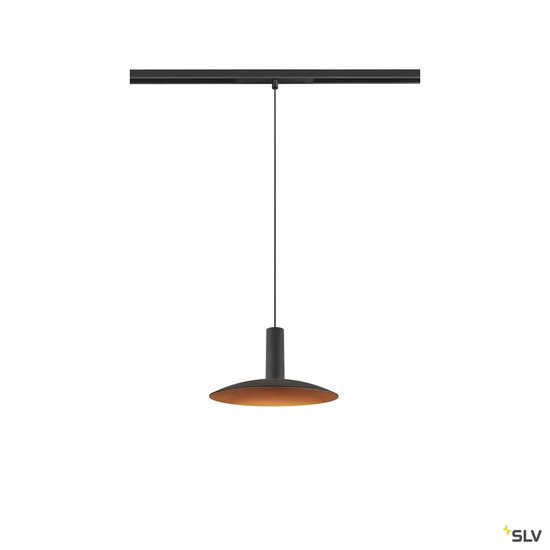 SLV 1010289 LALU®, 48V Pendelleuchte, DALI, LED Base, Mix&Match, Pendellänge 200 cm, 2700/3000K, 40°, schwarz