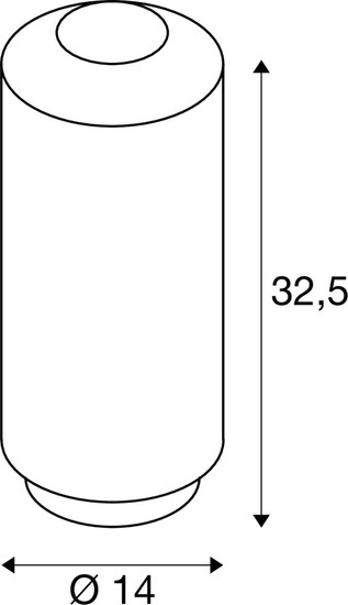 SLV 1010347 PANTILO SLIM, Tischleuchte, zylindrisch, 1 x max. 15 W E27, gold