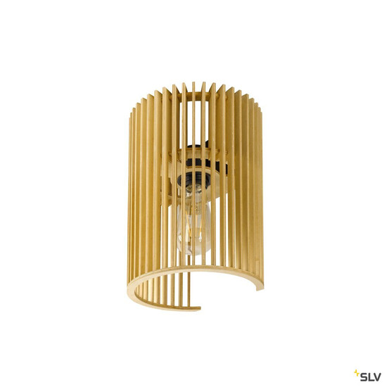 SLV 1010401 WUD WL, E27, Wandaufbauleuchte, zylindrisch, 1 x max. 40 W, natur