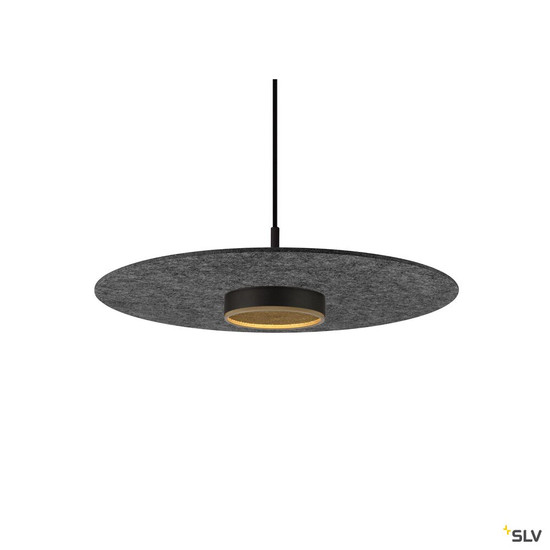 SLV 1010406 GRIP! FLAT, Felt shade Ø50cm x 0,6cm, anthrazit