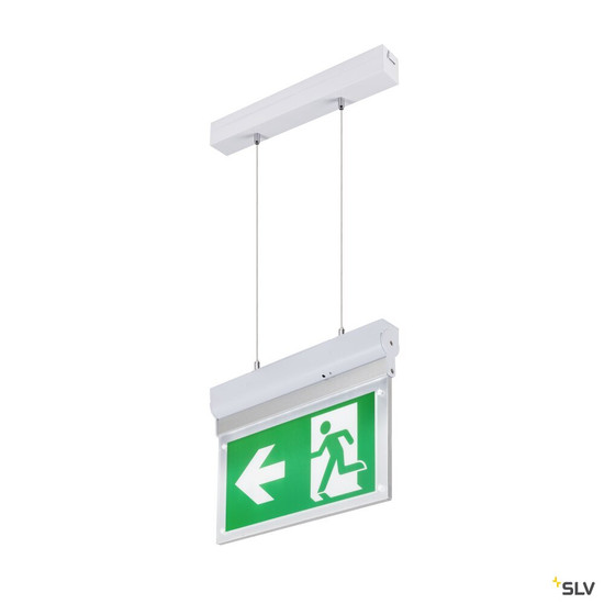 SLV 1010504 P-LIGHT, Wand- und Deckenaufbauleuchte, rechteckig, 6000K, 3 W, weiß / transparent
