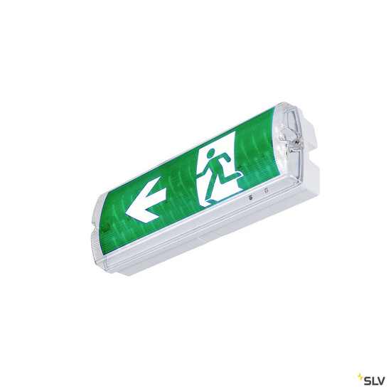 SLV 1010505 P-LIGHT, Wand- und Deckenaufbauleuchte, rechteckig, 6000K, 5.2 W, weiß / transparent