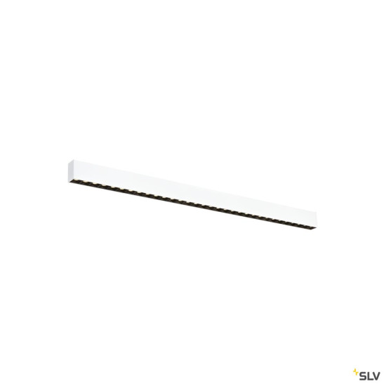 SLV 1010517 GLENOS® PRO, Deckenaufbauleuchte, 1,2m, DALI, UGR19, 3000K, 30 W, 75°, weiß / schwarz