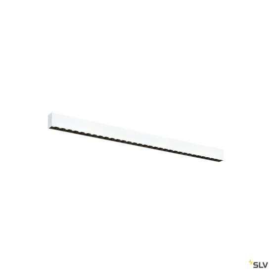 SLV 1010519 GLENOS® PRO, Deckenaufbauleuchte, 1,2m, DALI, UGR19, 4000K, 30 W, 75°, weiß / schwarz