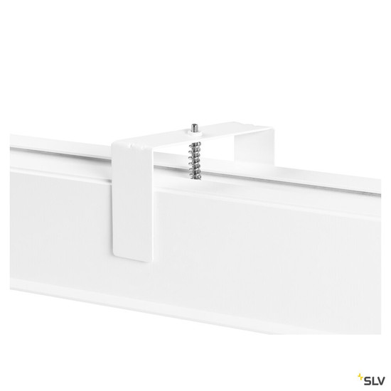 SLV 1010523 GLENOS® PRO, Deckeneinbauleuchte, 1,2m, DALI, UGR19, 4000K, 75°, IP20, weiß / schwarz