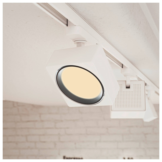 SLV 1010855 EURO CUBE 2 L, 3-Phasen Spot, rechteckig, 4000K, 21W, DALI 2, 40°, schwarz
