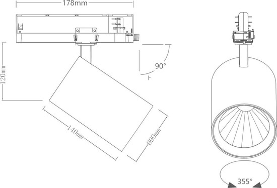 SLV 1011136 TRACKSPOT P, 3PH. 62 940 MB ML WH DALI SAN SLVtec