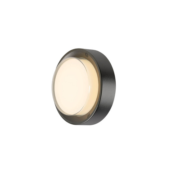 SLV 1011261 AINOS SLIDE WL, Wandaufbauleuchte, rund, Phase, 2700/3000K, 11W, IP65, schwarz