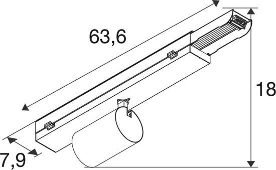SLV 1011530 EASYLIGHT SPOT, 500 428 927 WB WH ML SLVtec