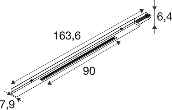 SLV 1011548 EASYLIGHT, 1500 3PH TRACK BK SLVtec
