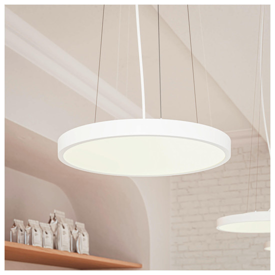 SLV 1011696 MEDO 2 SLIM 40, CL, Phase, Deckenaufbauleuchte, 3000/4000K, 15.5W, 85°, weiß
