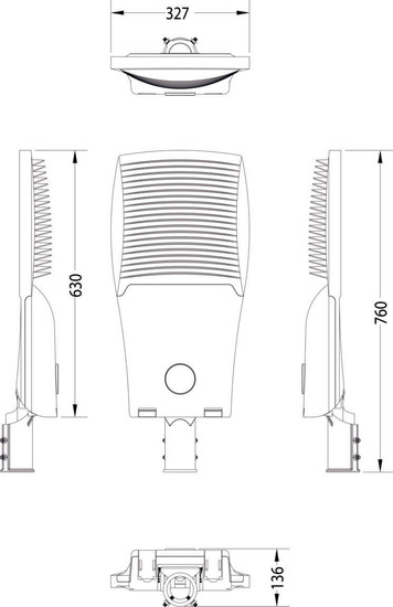 SLV 1011746 STREET A, MAXI 240 740 LENS906 SLVtec