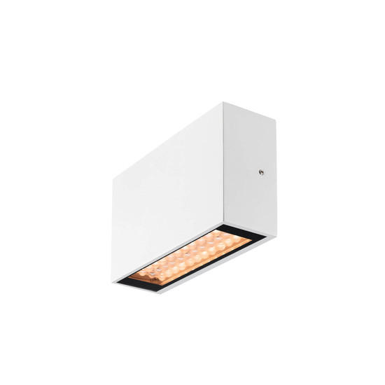 SLV 1012147 QUADRASYL PRO, WL, Einzel, DALI, ASYM, Wandaufbauleuchte, 2200K / 2700K, 12W, 138°, weiß