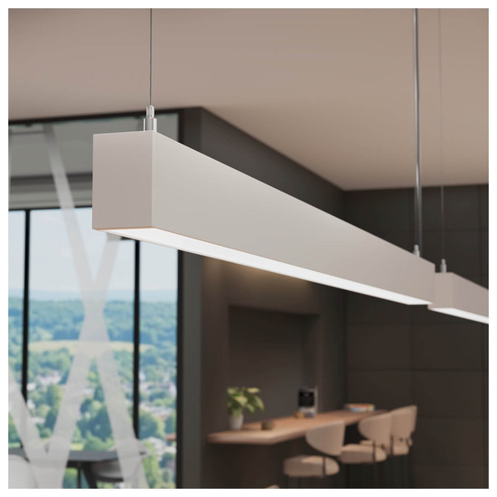 SLV 1012157 GLENOS 2.0, PD, 1,2M, DALI, UGR19, Pendelleuchte, Pendellänge 2m, 4000K, 38W, 80°, schwarz