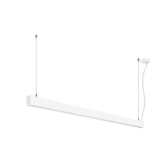 SLV 1012158 GLENOS 2.0, PD, 1,5M, DALI, UGR19, Pendelleuchte, Pendellänge 2m, 3000K, 46W, 80°, weiß