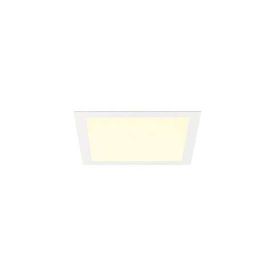 SLV 1012205 SENSER 2.0 30, RL, eckig, Phase, Deckeneinbauleuchte, 3000K / 4000K, 25W, 90°, weiß