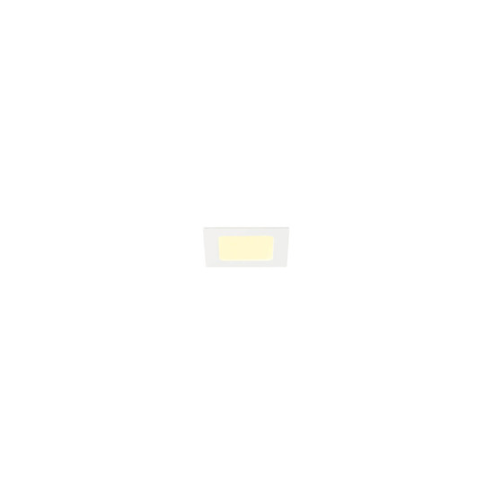 SLV 1012207 SENSER 2.0 12, RL, eckig, DALI, Deckeneinbauleuchte, 3000K / 4000K, 7W, 90°, weiß