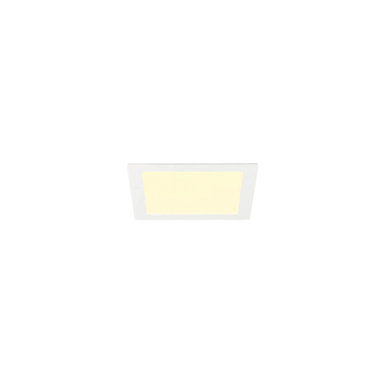 SLV 1012210 SENSER 2.0 24, RL, eckig, DALI, Deckeneinbauleuchte, 3000K / 4000K, 18W, 90°, weiß