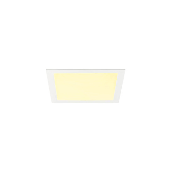 SLV 1012212 SENSER 2.0 30, RL, eckig, DALI, Deckeneinbauleuchte, 3000K / 4000K, 24W, 90°, weiß