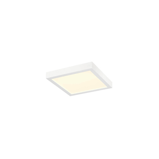SLV 1012228 SENSER 2.0 30, CW, eckig, DALI, Wand- und Deckenaufbauleuchte, 3000K / 4000K, 27W, 90°, weiß