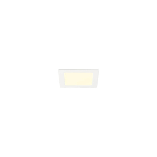 SLV 1012229 SENSER 2.0 18, RL, eckig, DALI, Deckeneinbauleuchte, 3000K / 4000K, 12W, 90°, weiß