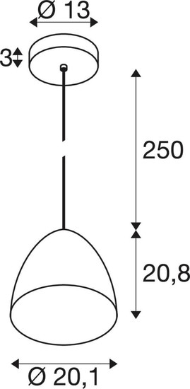 SLV 1012523 PARA CONE 20 Smart Set, PD, E27, A60, ZIGBEE, RGBW, Pendelleuchte, weiß