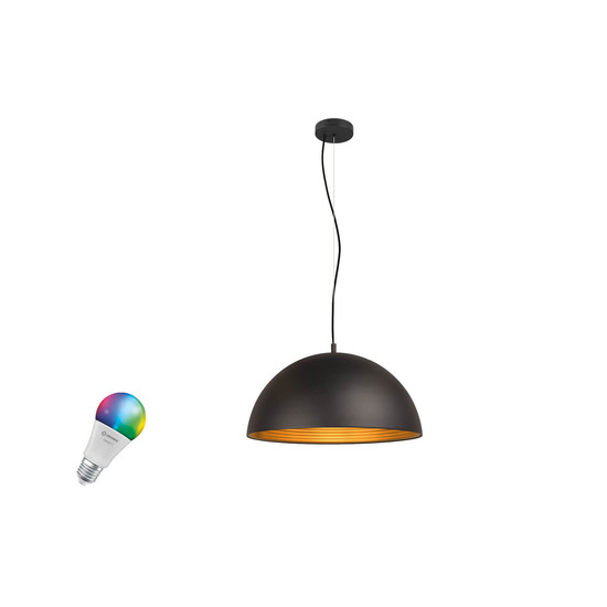 SLV 1012532 FORCHINI M 50 Smart Set, PD, E27, A60, ZIGBEE, RGBW, Pendelleuchte, schwarz