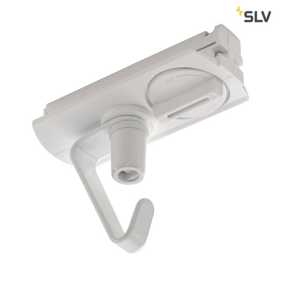 SLV 143171 Adapter für 1-Phasen Hochvoltschiene weiss elektrisch mit Haken