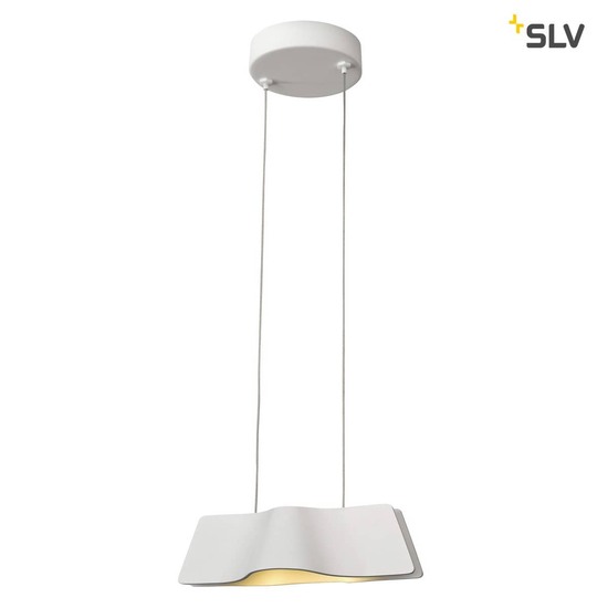 SLV 147831 WAVE PENDANT Pendelleuchte weiss 9W LED 3000K inkl. Rosette