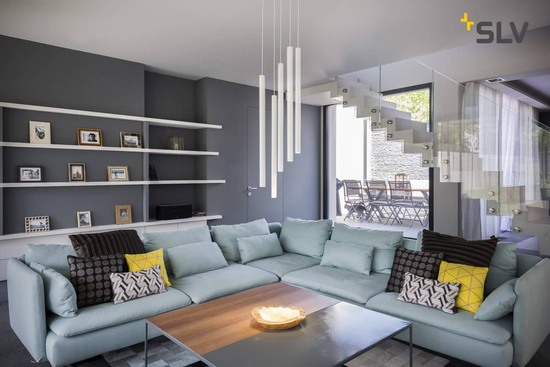 SLV 152361 HELIA 30 Pendelleuchte rund weiss 7,5W LED 3000K