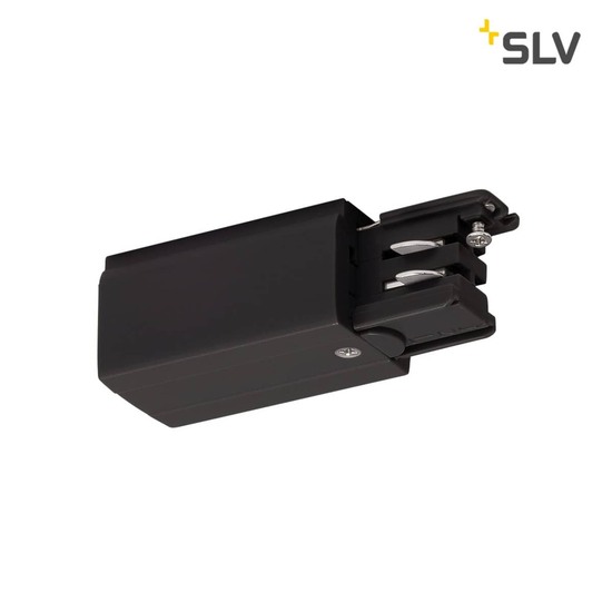 SLV 175040 Einspeiser für S-TRACK 3P.Schiene Erde rechts schwarz