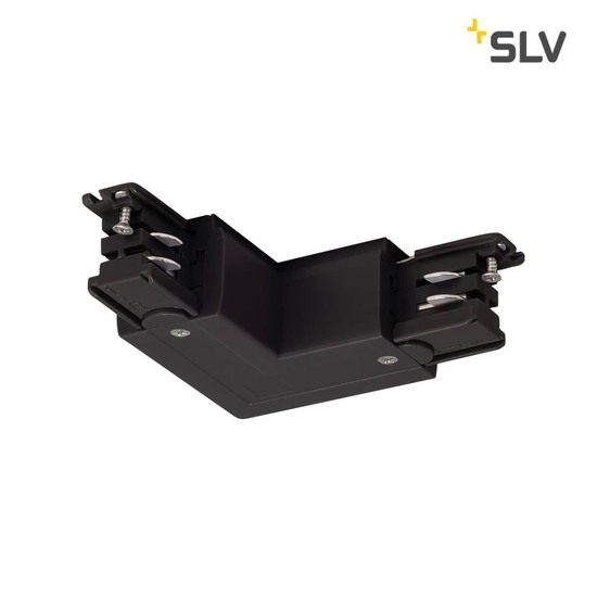 SLV 175110 L-Verbinder für S-TRACK 3P.Schiene Erde innen schwarz