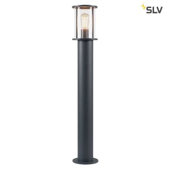SLV 232075 PHOTONIA Wege- und Standleuchte A60 rund anthrazit klares Glas