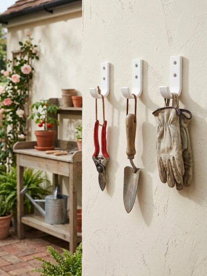 5 x SOIXX Haken J Wandhaken Weiß