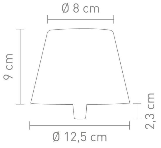 Sompex Top 2.0 Akku Flaschenaufsatzleuchte Schwarz RGBW 72520
