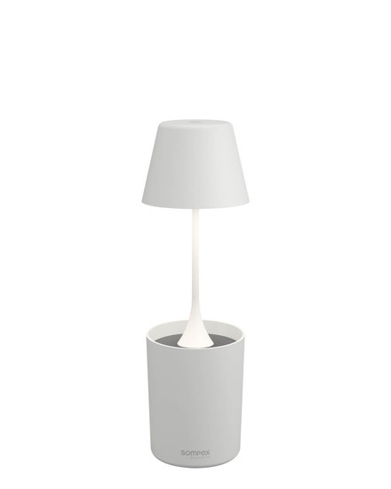 Sompex PEEKY Akku-Tischlampe Weiß 0,8W Warmweiss IP44 72720