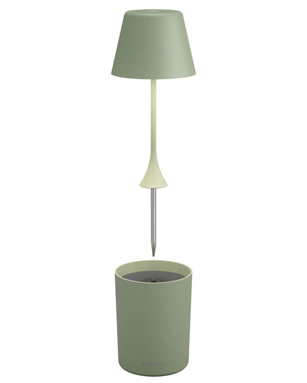 Sompex PEEKY Akku-Tischlampe Olivgrün 0,8W Warmweiss IP44 72722