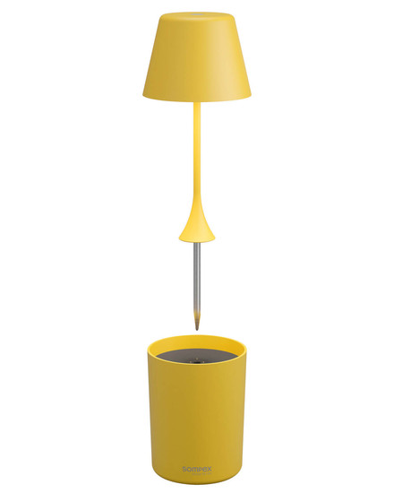 Sompex PEEKY Akku-Tischlampe Gelb 0,8W Warmweiss IP44 72724