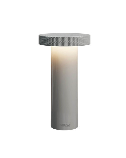 Sompex VOLUME Akku-Tischlampe Grau 1,6W steuerbare Lichtfarbe IP44 78532