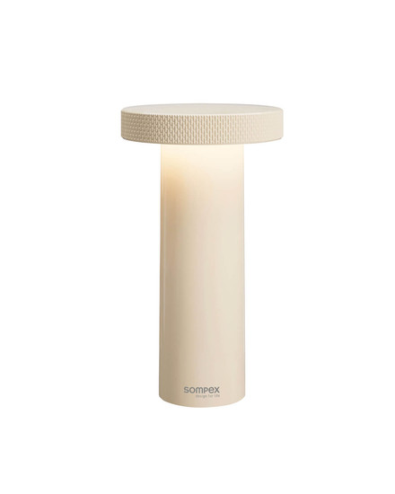 Sompex VOLUME Akku-Tischlampe Sand 1,6W steuerbare Lichtfarbe IP44 78533