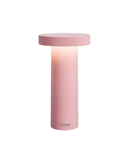 Sompex VOLUME Akku-Tischlampe Rosa 1,6W steuerbare Lichtfarbe IP44 78536