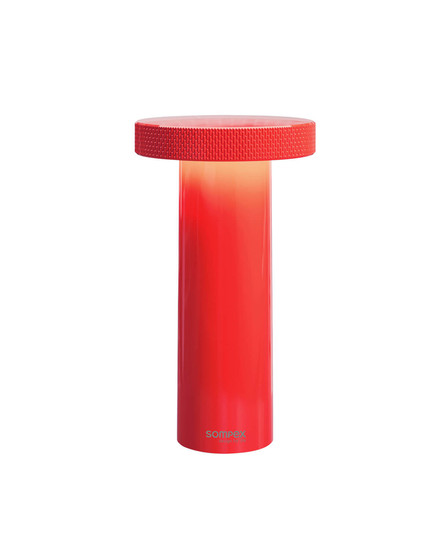 Sompex VOLUME Akku-Tischlampe Neon Orange 1,6W steuerbare Lichtfarbe IP44 78539