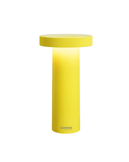 Sompex VOLUME Akku-Tischlampe Neon Gelb 1,6W steuerbare Lichtfarbe IP44 78540