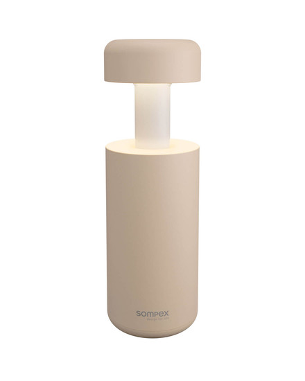 Sompex LUBAO Akku-Tischlampe Sand 2,2W steuerbare Lichtfarbe 78623