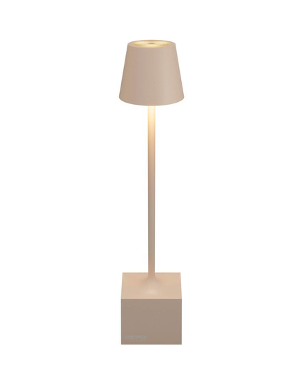 Sompex DAVE Akku-Tischlampe Sand 1,5W steuerbare Lichtfarbe IP54 78665