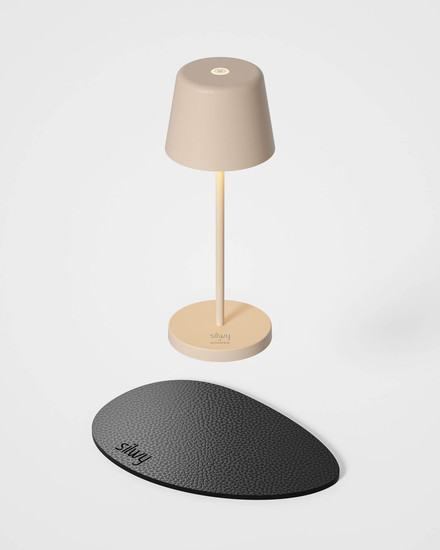 Silwy x Sompex SILWY Akku-Tischlampe Sand 2,2W steuerbare Lichtfarbe IP65 SYSO-2024-S4