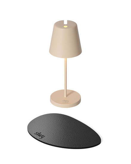Silwy x Sompex SILWY Akku-Tischlampe Sand 2,2W steuerbare Lichtfarbe IP65 SYSO-2024-W4